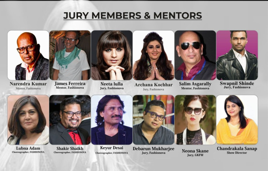 Fashionova jury members and mentors